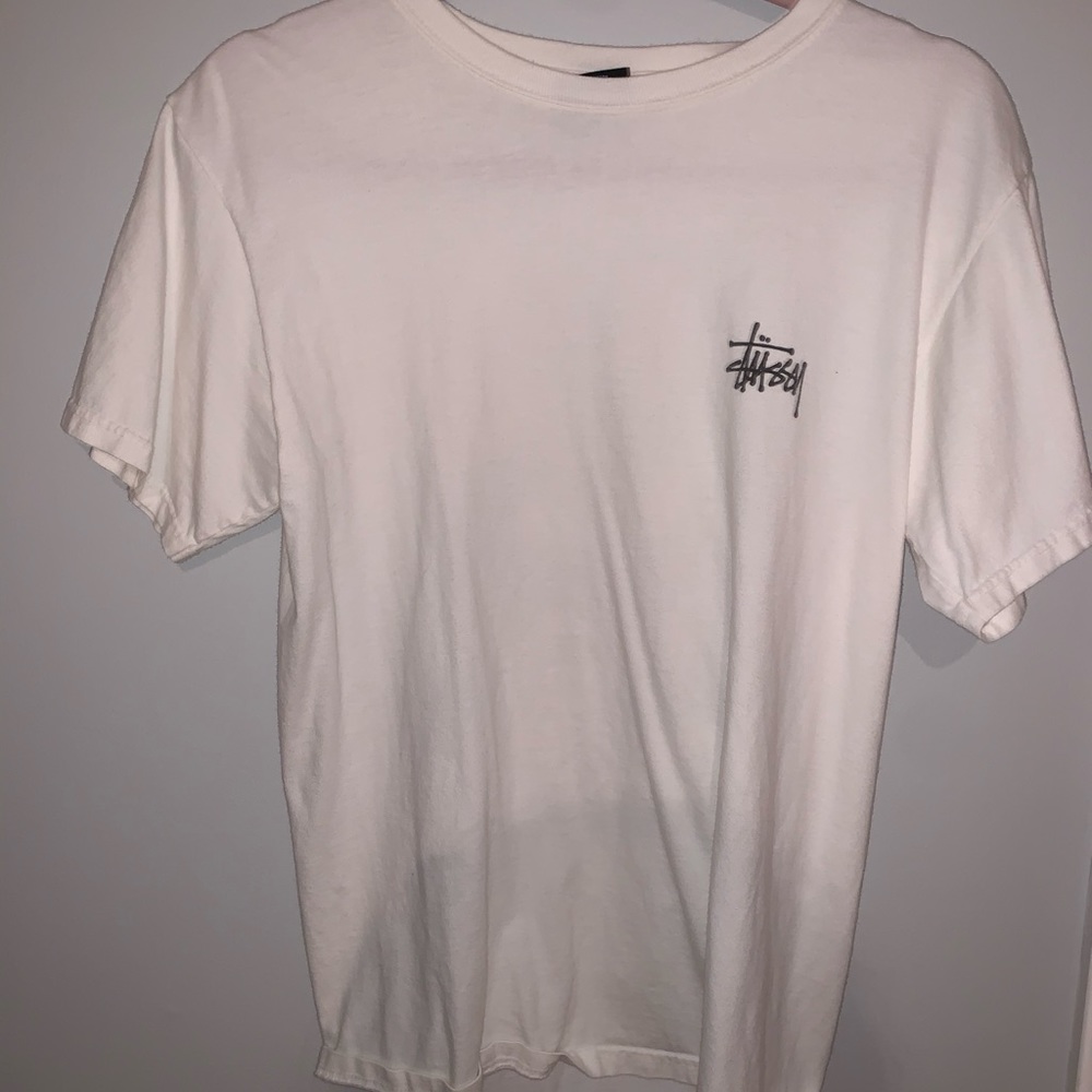 Stussy White Tee
